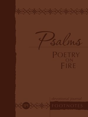 cover image of Psalms Poetry on Fire